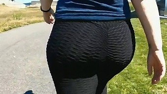 Wife'S Big Booty In Public Leggings