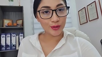 Caught In The Act: Secretary'S Self-Pleasure Turns Into Steamy Boss Encounter