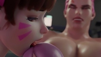 Zarya'S Erotic Encounter With A Cartoon Shemale In Sensual 3d