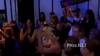 Muscular Men And Shaved Ladies Engage In Group Sex And Anal Play