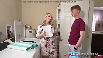 Step-Mom Seduces Stepson With Her Voluptuous Curves
