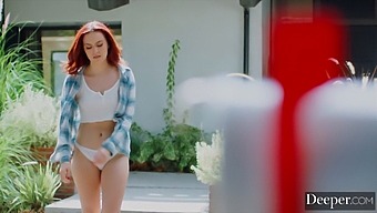 Intenzívna Túžba Ryšavky Freyi Po Putách A Drsnom Sexe.