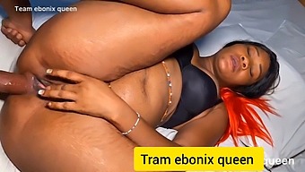 Ebony Milf Enjoys Intense And Painful Anal Sex