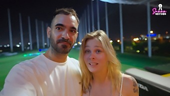 Blonde Babe Gets Her Holes Filled By Big Cock On The Golf Course