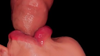 Intimate Close-Up Footage Of Amateur Couple'S Passionate Oral Sex Session With Uncensored Penis Sucking And Milking Action