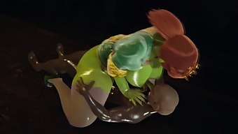 Shrek'S Princess Fiona Receives An Orc Creampie In This 3d Animated Porn