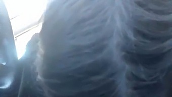 Amateur Brunette Gives A Blowjob On The Road